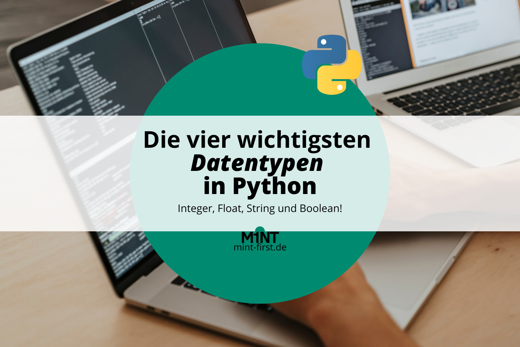 Die vier wichtigsten Datentypen in Python - MINT first.
